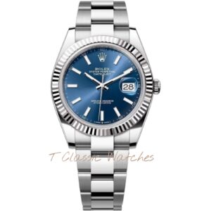 ROLEX DATEJUST 41MM STEEL AND WHITE GOLD