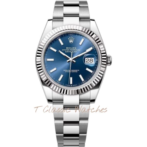 ROLEX DATEJUST 41MM STEEL AND WHITE GOLD
