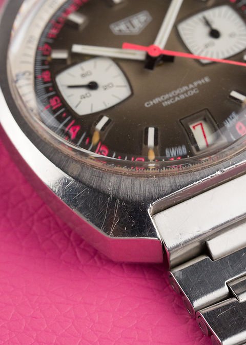 1977 Heuer Ref. 905 'Fume' dial Chronographe Incabloc