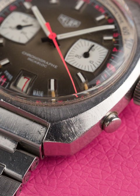 1977 Heuer Ref. 905 'Fume' dial Chronographe Incabloc