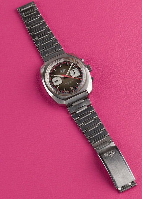 1977 Heuer Ref. 905 'Fume' dial Chronographe Incabloc