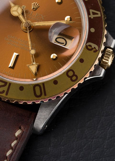 1970 Rolex GMT-Master Ref. 1675 'Root Beer' Unpolished with Glossy 'Nipple' dial