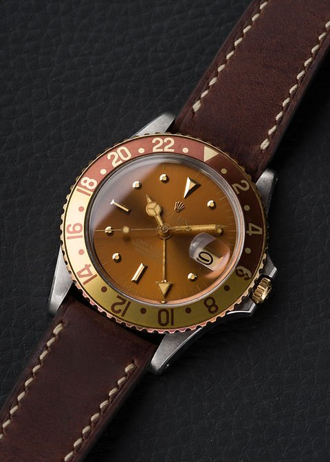 1970 Rolex GMT-Master Ref. 1675 'Root Beer' Unpolished with Glossy 'Nipple' dial