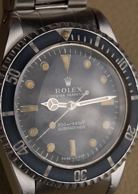 1967 Rolex Submariner Ref. 5513 with 'Meters First' matte dial