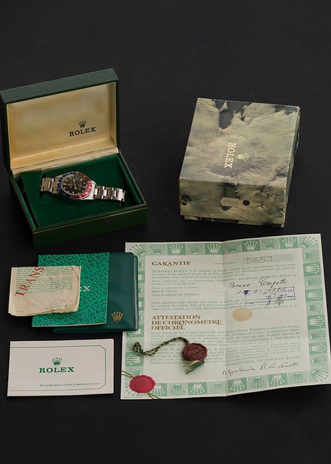 WhatsApp Image 2026-09-28 at 06.09.17 (1) 1978 Rolex GMT-Master Ref. 1675 MK5 'Pumpkin' Patina dial with Box and Papers