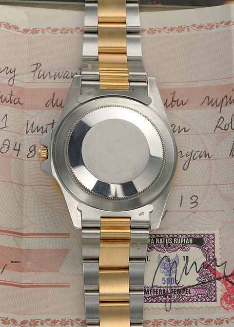 1986 Rolex GMT-Master Ref. 16753 'Root Beer' Nipple with Box, Papers and invoice