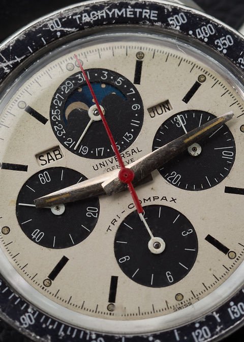 WhatsApp Image 2026-09-29 at 06.37.23 1965 Universal Genève Tri-Compax Ref. 88110101 'Eric Clapton' MK2 Panda dial