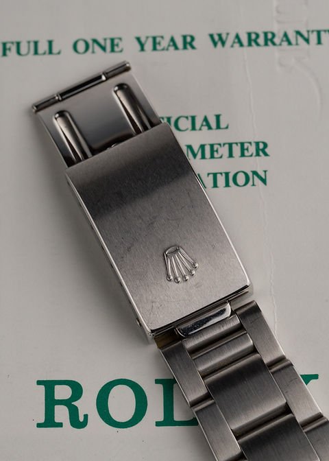 1990 Rolex Explorer Ref. 14270 'Blackout' Unpolished Case Back Sticker w/ Papers