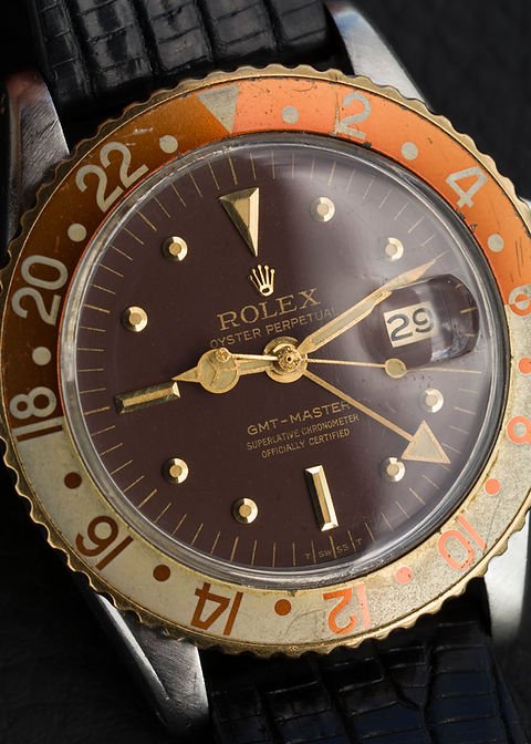 WhatsApp Image 2026-09-29 at 07.24.45 (1) 1973 Rolex GMT-Master Ref. 1675 'Root Beer' with MK2 matte brown 'Nipple' dial