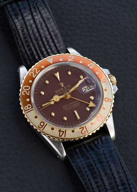 WhatsApp Image 2026-09-29 at 07.24.45 1973 Rolex GMT-Master Ref. 1675 'Root Beer' with MK2 matte brown 'Nipple' dial