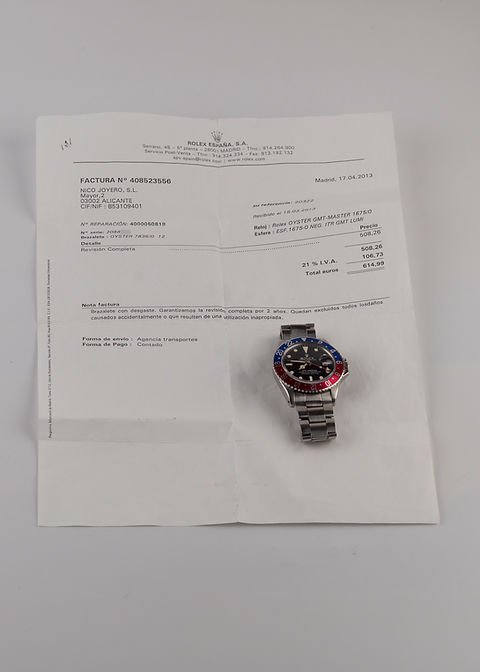 1969 Rolex GMT-Master Ref. 1675 MK1 'Long E' with Rolex Service