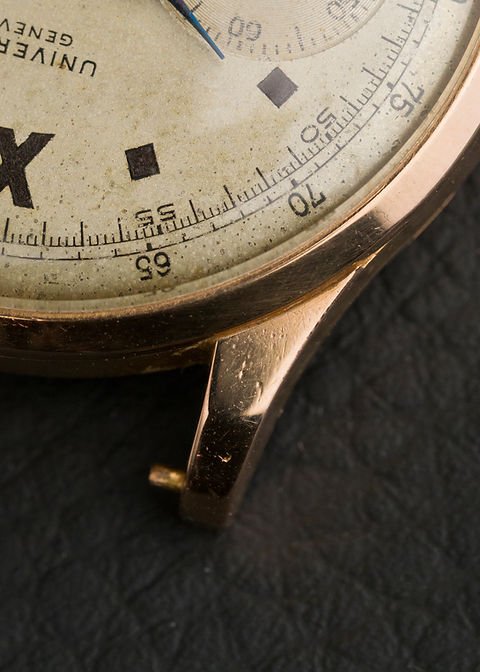 1940s Universal Geneve 'Compax' Ref. 12545 in 18K Rose Gold