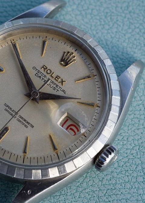 WhatsApp Image 2026-09-30 at 00.05.34 (2) 1959 Rolex Datejust Ref. 6605 cream tropical 'Roulette' dial with 'Salazar Mark'