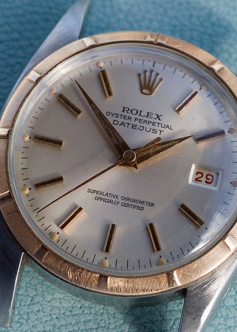 WhatsApp Image 2026-09-30 at 00.23.45 (2) 1953 Rolex Datejust Ref. 6105 ‘Roulette’ in Steel and 18K Rose Gold