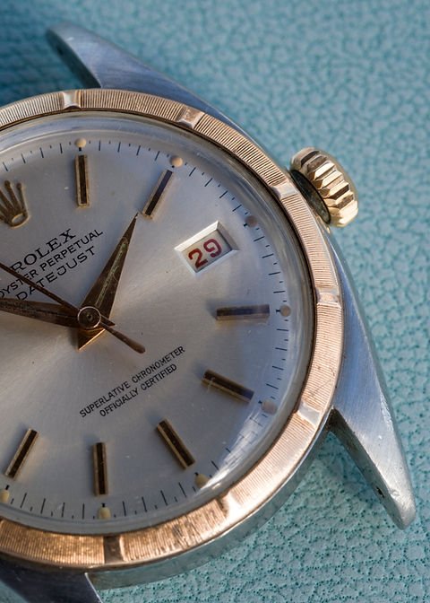 WhatsApp Image 2026-09-30 at 00.23.48 1953 Rolex Datejust Ref. 6105 ‘Roulette’ in Steel and 18K Rose Gold