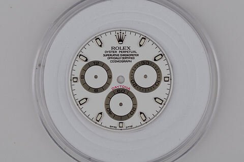 white dial