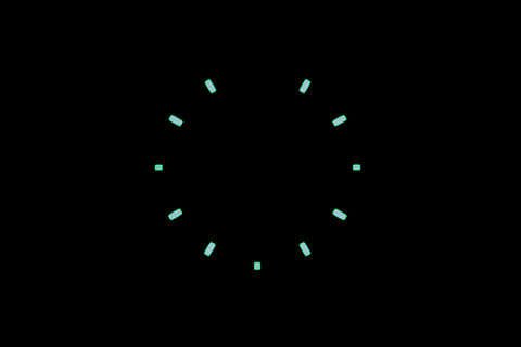 white dial