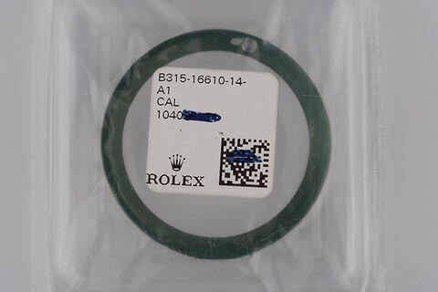NOS Sealed 'Flat Four' bezel insert for Rolex Submariner Ref. 16610LV 'Kermit'