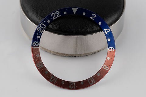 faded 'Pepsi' bezel insert Rolex for GMT-Master faded 'Pepsi' bezel insert Rolex for GMT-Master