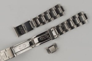 folded links stainless steel bracelet for Rolex Oyster
