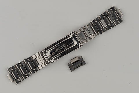 folded links stainless steel bracelet for Rolex Oyster