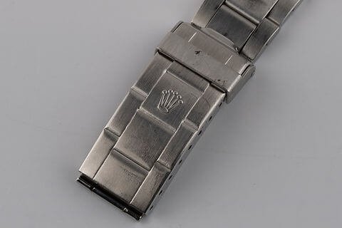 folded links stainless steel bracelet for Rolex Oyster