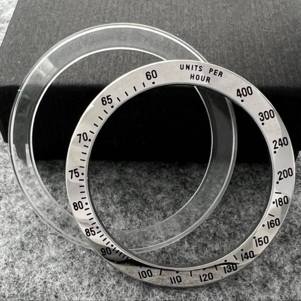 DAYTONA STEEL MK 6 BEZEL + BEZEL PROTECTOR NOS