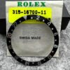 BLACK BEZEL INSERT NOS 16700 16710 16760 GMT