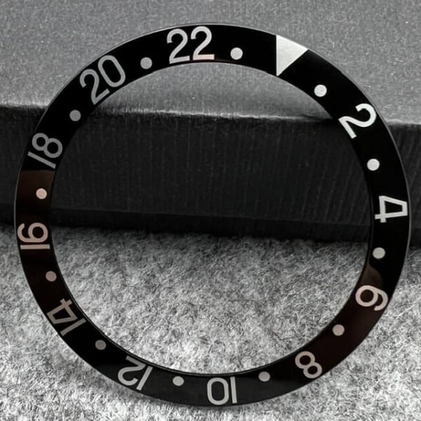 GMT BLACK LARGE NUMBERS BEZEL INSERT
