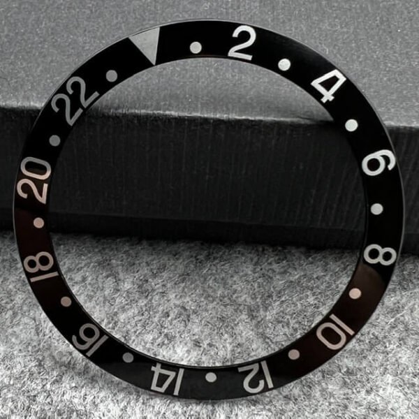 GMT BLACK LARGE NUMBERS BEZEL INSERT