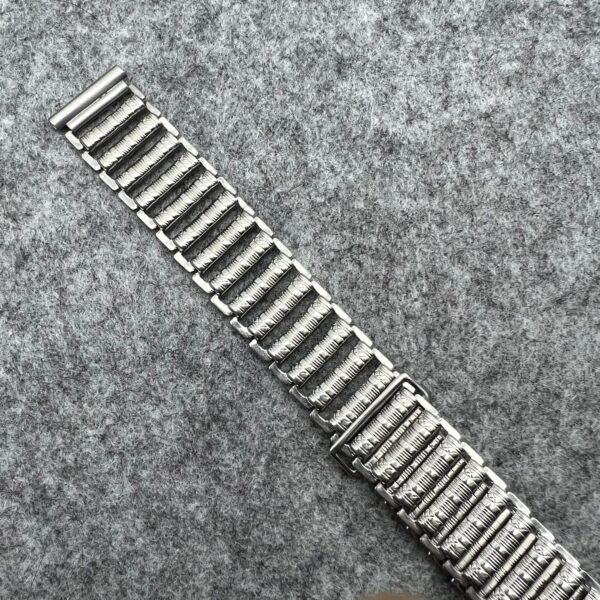 GAY FRERES BAMBOO BAND WITH RARE MORELLI FINISH FOR ROLEX, PATEK PHILIPPE, VACHERON 16 MM ENDS