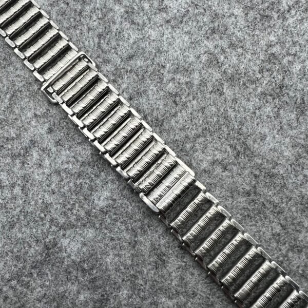GAY FRERES BAMBOO BAND WITH RARE MORELLI FINISH FOR ROLEX, PATEK PHILIPPE, VACHERON 16 MM ENDS