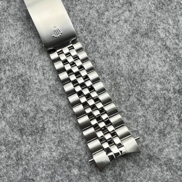 YEAR 1981 ROLEX 20MM FOLDED JUBILEE 6251H BAND 22 LINKS 55 ENDLINKS F CODE- RETHIGHTENED AND MINT