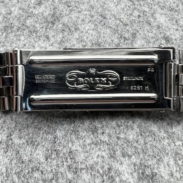 YEAR 1981 ROLEX 20MM FOLDED JUBILEE 6251H BAND 22 LINKS 55 ENDLINKS F CODE- RETHIGHTENED AND MINT