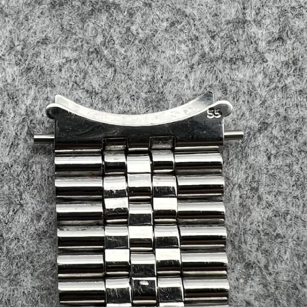 YEAR 1981 ROLEX 20MM FOLDED JUBILEE 6251H BAND 22 LINKS 55 ENDLINKS F CODE- RETHIGHTENED AND MINT