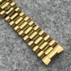 ROLEX PRESIDENT BRACELET D’AGOSTO 14 LINKS 20MM ENDLINKS FOR SERPICO Y LAINO DAY DATE GMT VERY RARE 18KT YG