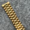 ROLEX PRESIDENT BRACELET D’AGOSTO 14 LINKS 20MM ENDLINKS FOR SERPICO Y LAINO DAY DATE GMT VERY RARE 18KT YG