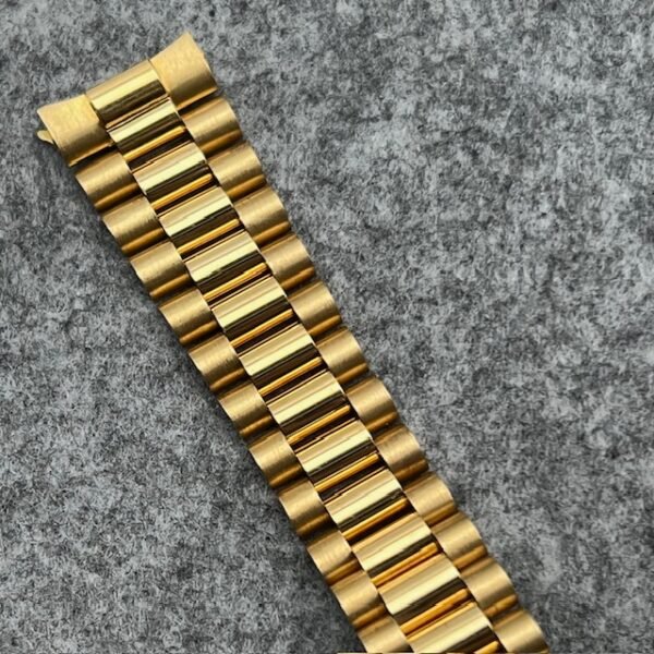 ROLEX PRESIDENT BRACELET D’AGOSTO 14 LINKS 20MM ENDLINKS FOR SERPICO Y LAINO DAY DATE GMT VERY RARE 18KT YG
