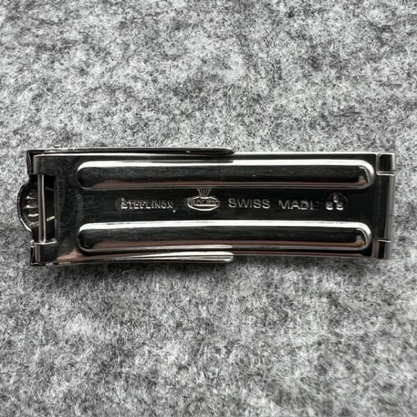YEAR 1955 ROLEX EARLY 7205 6635 SMALL LOGO CLASP FOR 19 MM RIVIT BAND