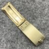 ROLEX RARE 18KT YG CLASP FROM THE 50’ies FOR 20 MM RIVIT – BEADS OF RICE – JUBILEE BANDS
