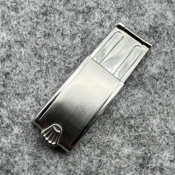 YEAR 1950 ROLEX RARE EARLY 7205 6635 SMALL LOGO CLASP FOR 19 MM RIVIT BAND
