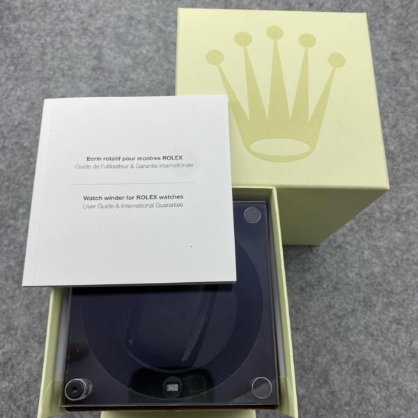 MINT ROLEX CUBE WATCH WINDER WITH BOX & MANUAL, ANNIVERSARY EDITION