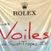 ROLEX SAILING FLAG SAINT TROPEZ YEAR 2010 (CM 200X240)