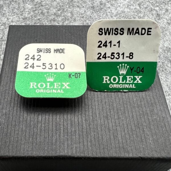 ROLEX YG 2 DOTS CROWN & TUBE