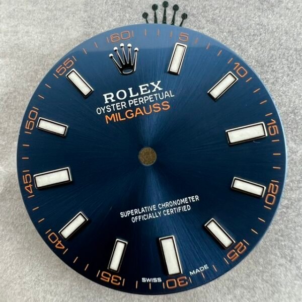 NOS BLUE CERACHROME 116400 GV Z MILGAUSS BLUE DIAL