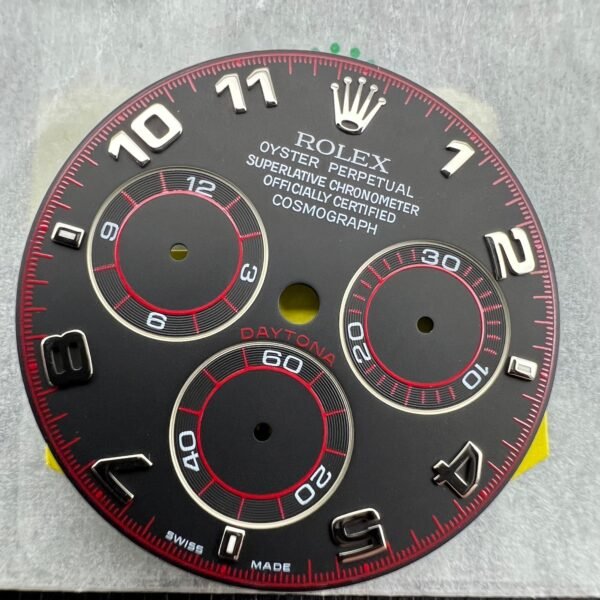 116509 116519 116520 DAYTONA BLACK RACING DIAL