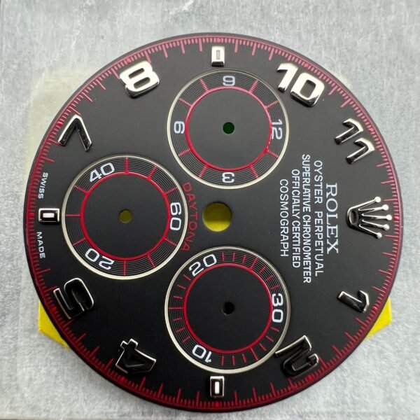 GREEN LUMI FLAWLESS 116509 116519 116520 DAYTONA BLACK RACING DIAL