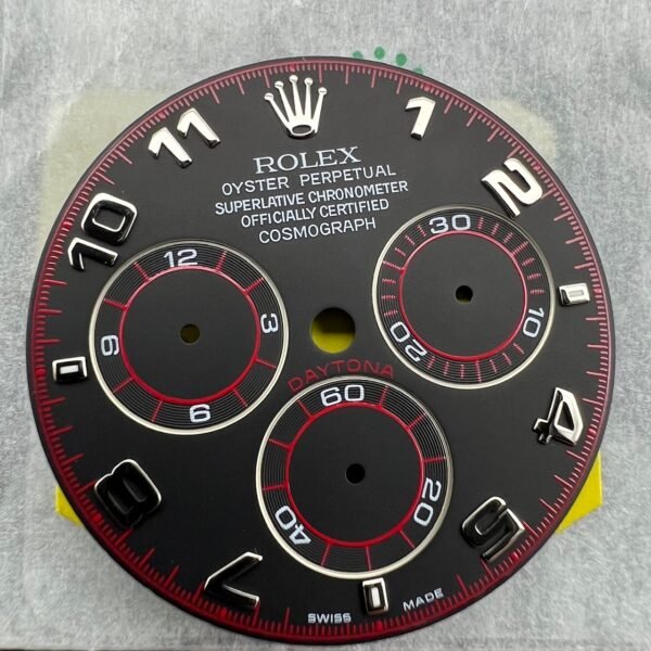 GREEN LUMI FLAWLESS 116509 116519 116520 DAYTONA BLACK RACING DIAL