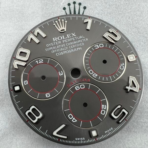 GREEN LUMINOVA 116509 116519 DAYTONA SLATE GREY RACING DIAL