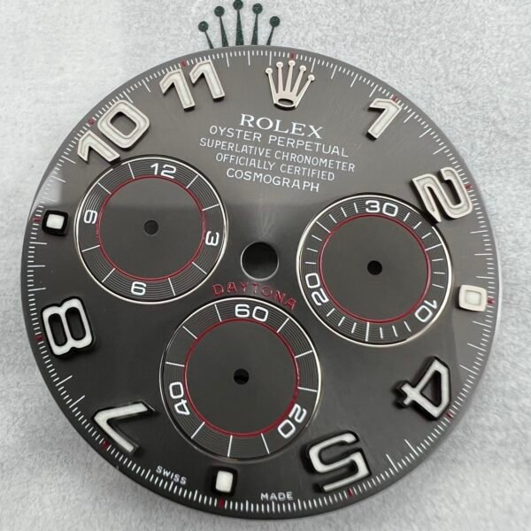 NOS GREEN LUMINOVA 116509 116519 DAYTONA SLATE GREY RACING DIAL